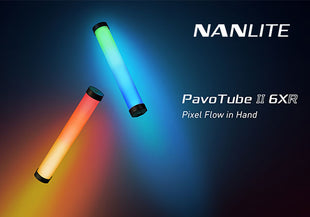 NANLITE представя PavoTube II 6XR, професионална 8px пълноцветна диодна тръба със CRMX контрол
