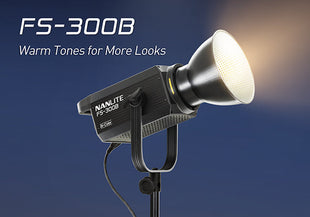 Nanlite FS-300b - Warm tones for more looks