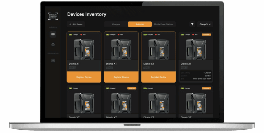 Anton/Bauer Fleet Management – интелигентно управление на професионални батерийни системи
