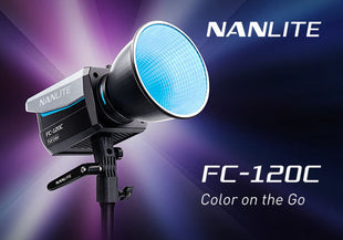 NANLITE представя 120W пълноцветно насочено осветление FC-120C