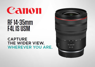 RF 14-35 mm F4L IS USM - Capture the wider view. Wherever you are.