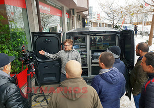BLACKMAGIC LIVE PRODUCTION VAN гостува в шоурума на DYNAPHOS