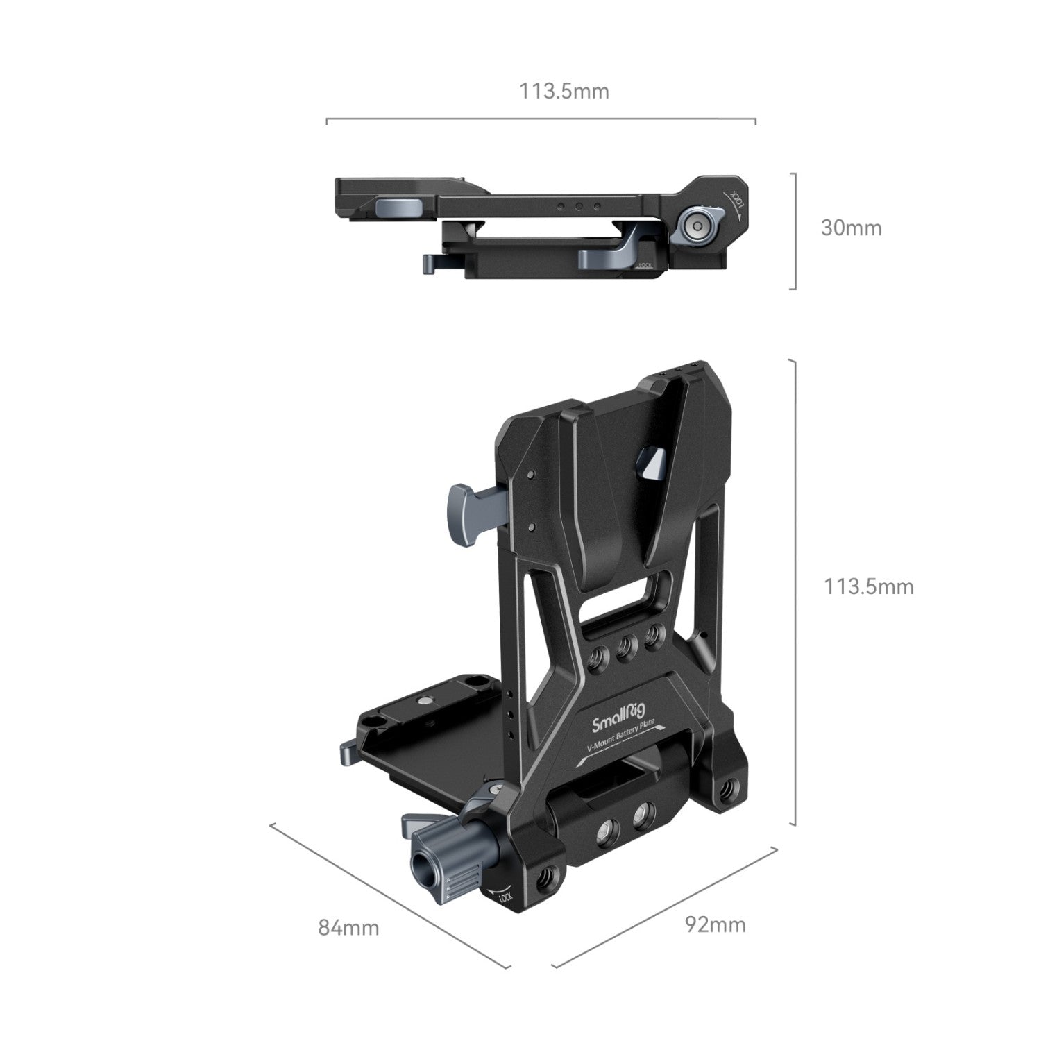 SmallRig компактна система за монтаж на V-Mount батерия 4505B