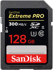 SD Карта памет SanDisk EXTREME PRO® SDXC™ 128GB V90 UHS-II 300MB/s