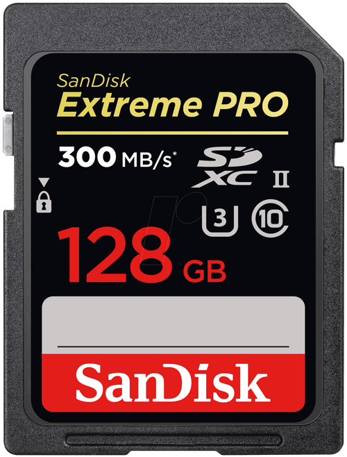 SD Карта памет SanDisk EXTREME PRO® SDXC™ 128GB V90 UHS-II 300MB/s