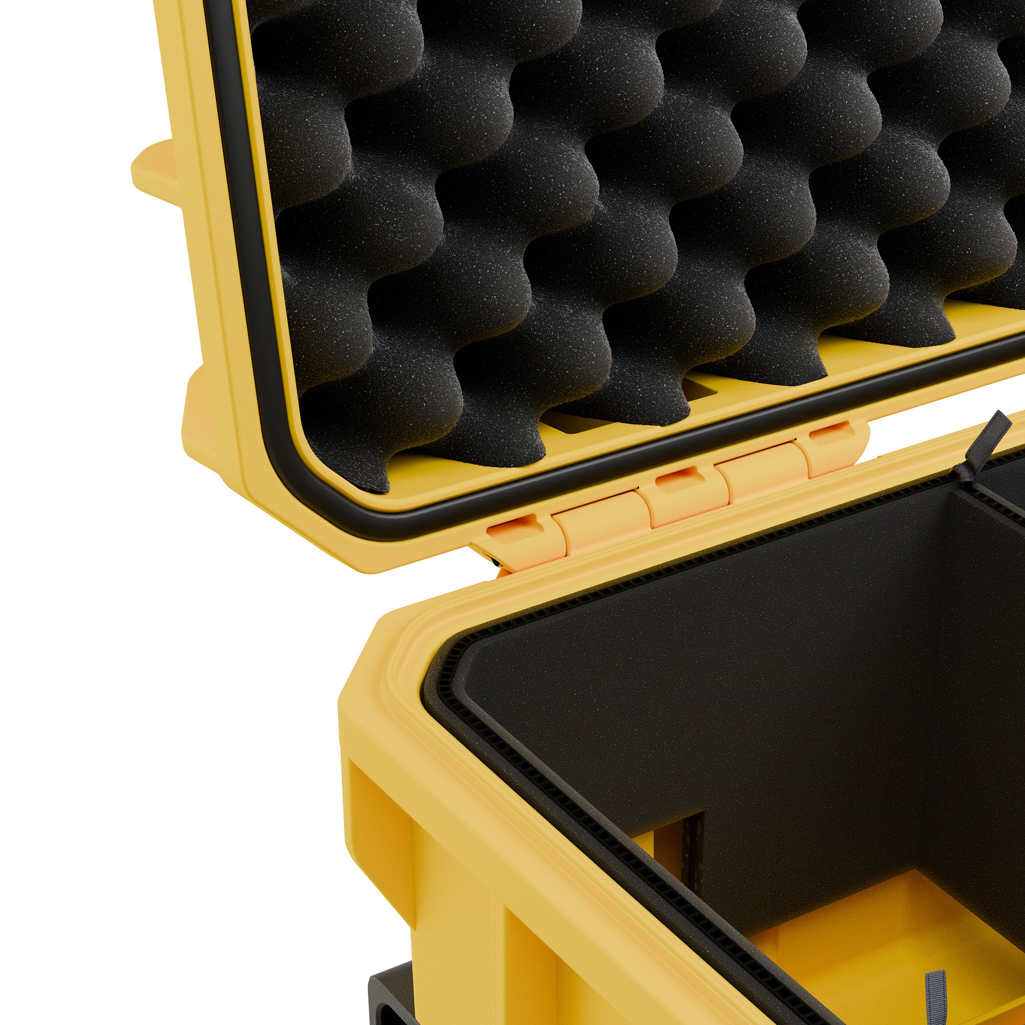 Твърд куфар с колелца GUTEK Tortoise T-300 Yellow - IP67