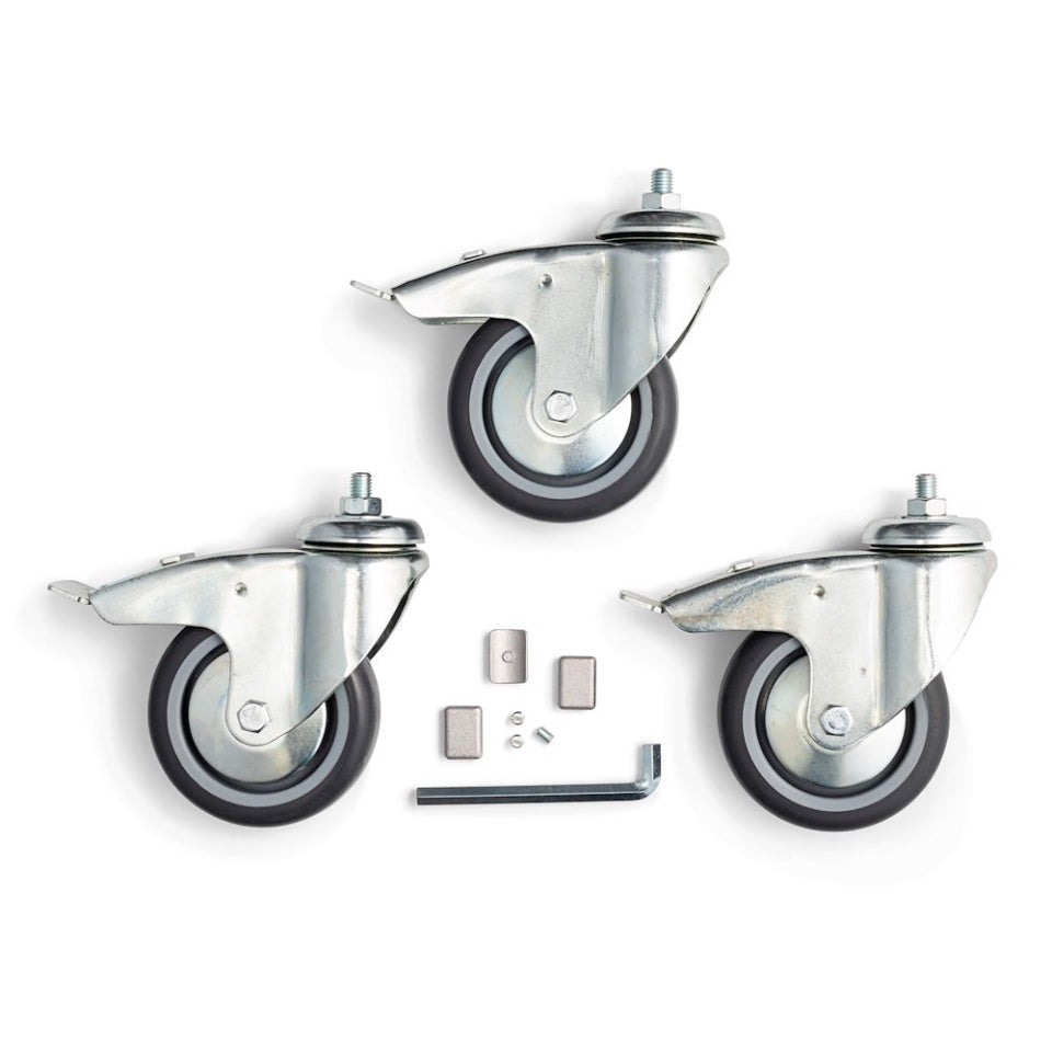 Manfrotto Wheel Set 100mm with Brakes 104G