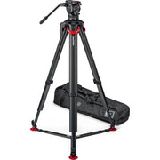 Видео статив Sachtler aktiv10 Flowtech 100 GS Карбонов комплект със система за бързо разпъване