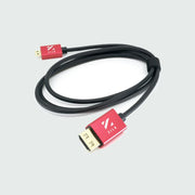 HDMI кабел ZILR 8K Hyper Thin High-Speed Ethernet Full (A) към Micro (D) - 45см