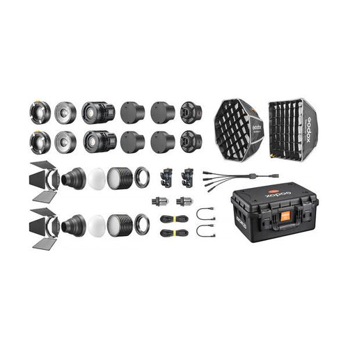 2 light led kit Godox Knowled MS60Bi