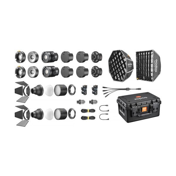 Двоен комплект диодно осветление Godox Knowled MS60Bi