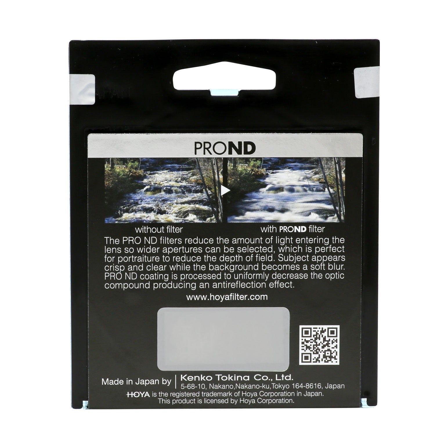 Hoya 62mm PRO ND64 - 6 stops