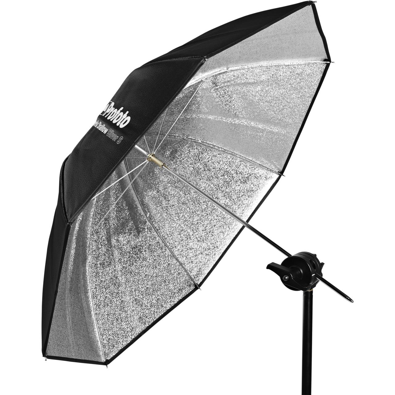 Umbrella Shallow Silver M 105cm