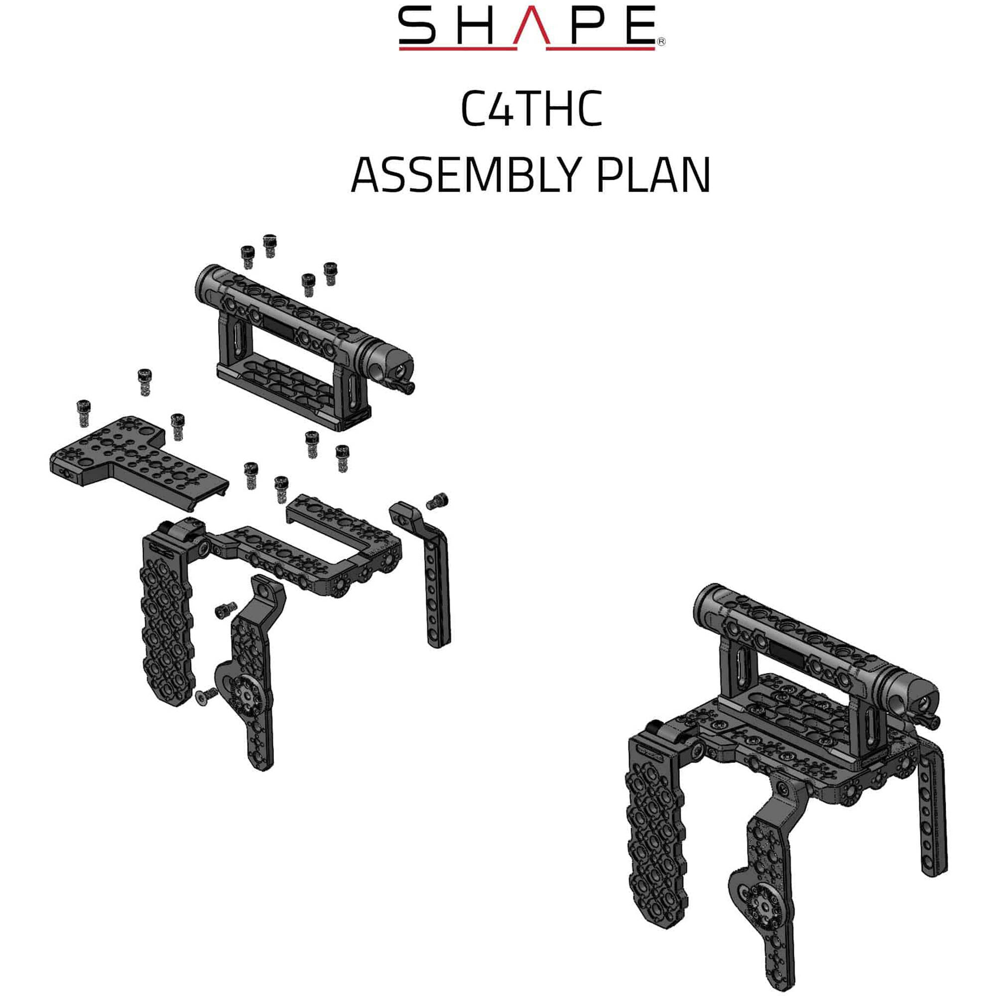 Shape Клетка за Canon C400 с горна дръжка
