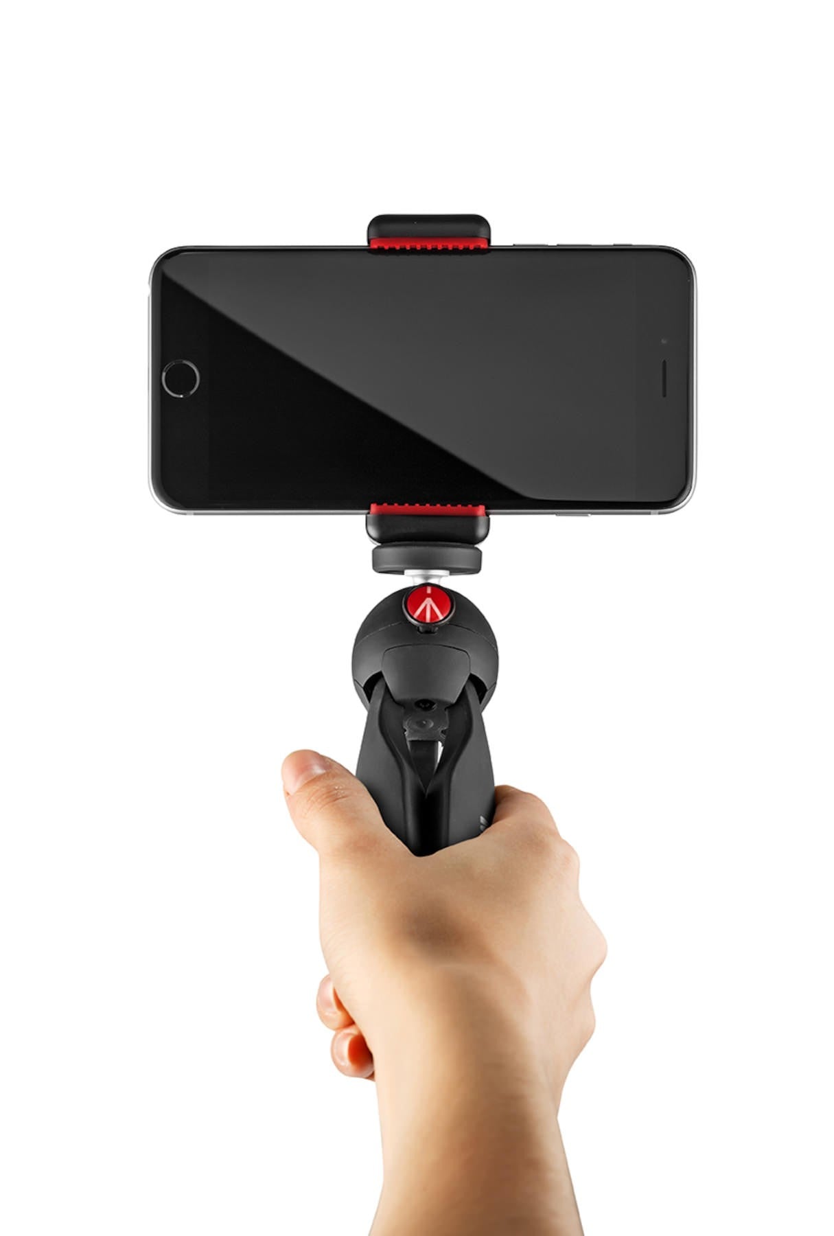 Mini Tripod Black with Universal Smartphone Clamp - Made in Italy