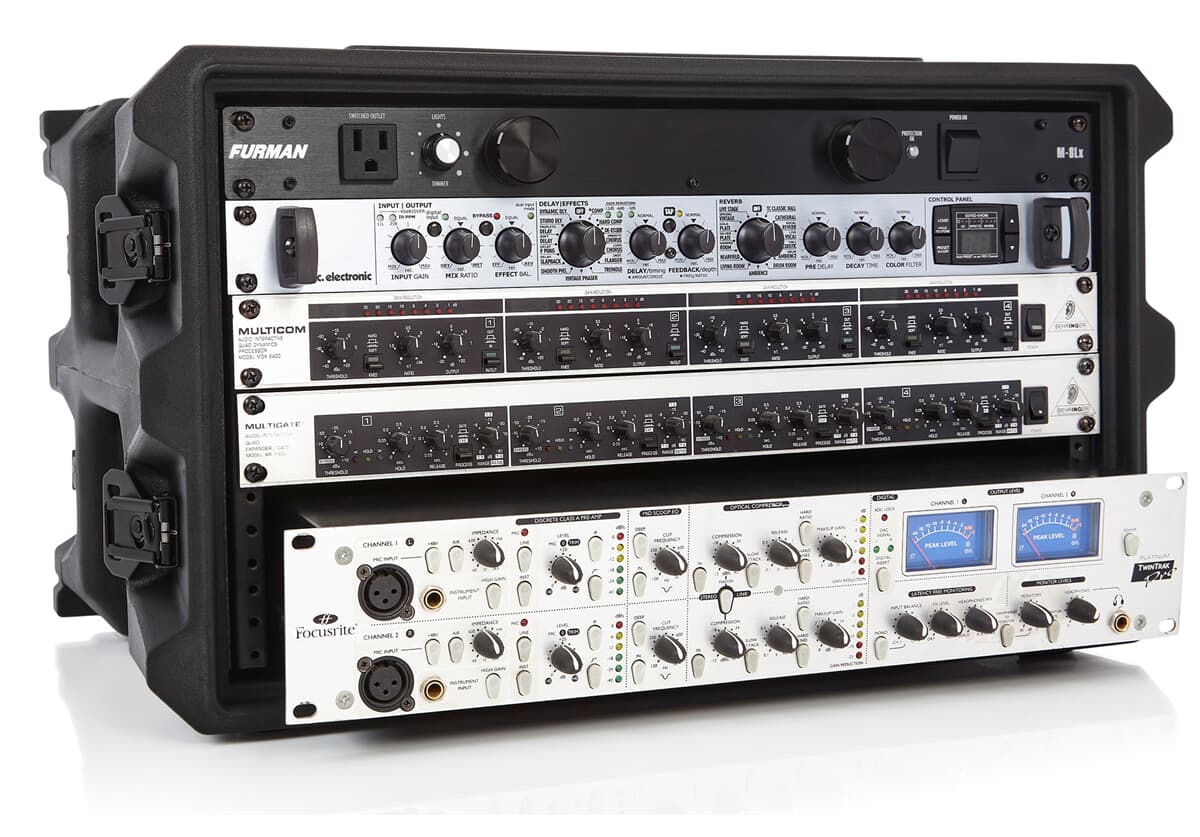 Аудио рак  Gator Frameworks 6U, 13 inches Deep Molded Audio Rack