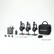 Интерком с 3 единични (1 мастър) слушалки Saramonic WiTalk9 WT3S Full-Duplex 1.9GHz DECT