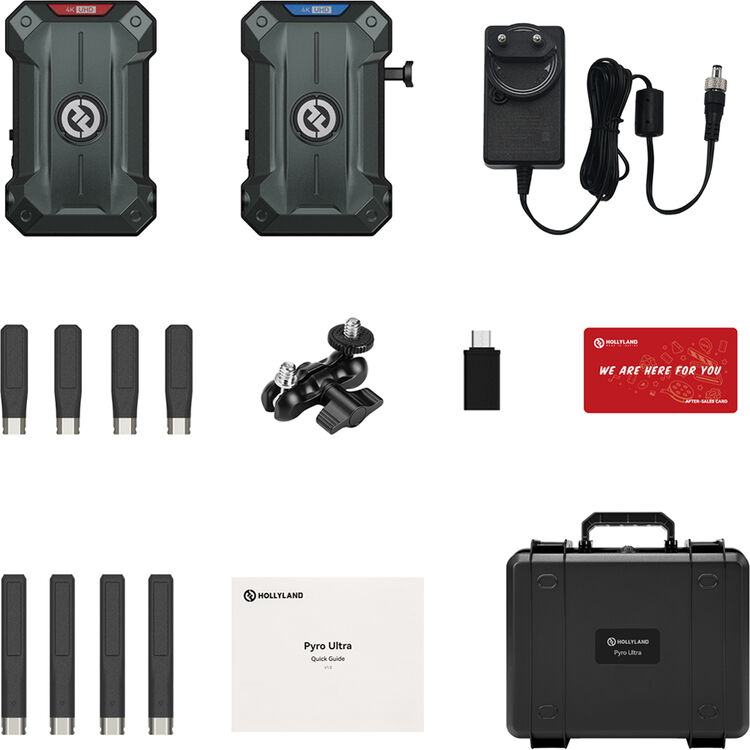 Hollyland Pyro Ultra 1TX & 1RX 4K Wireless Video Transmission System