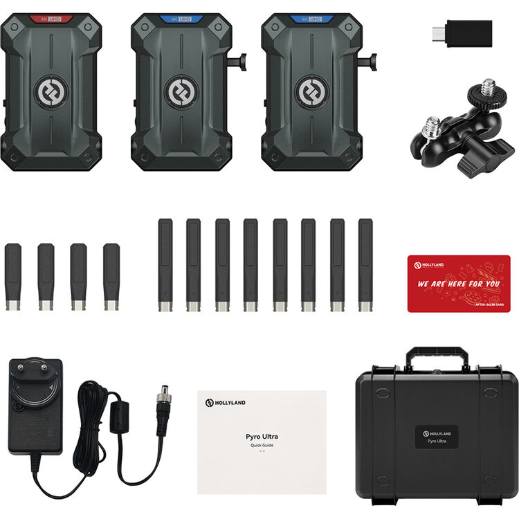 Hollyland Pyro Ultra 1TX & 2RX 4K Wireless Video Transmission System