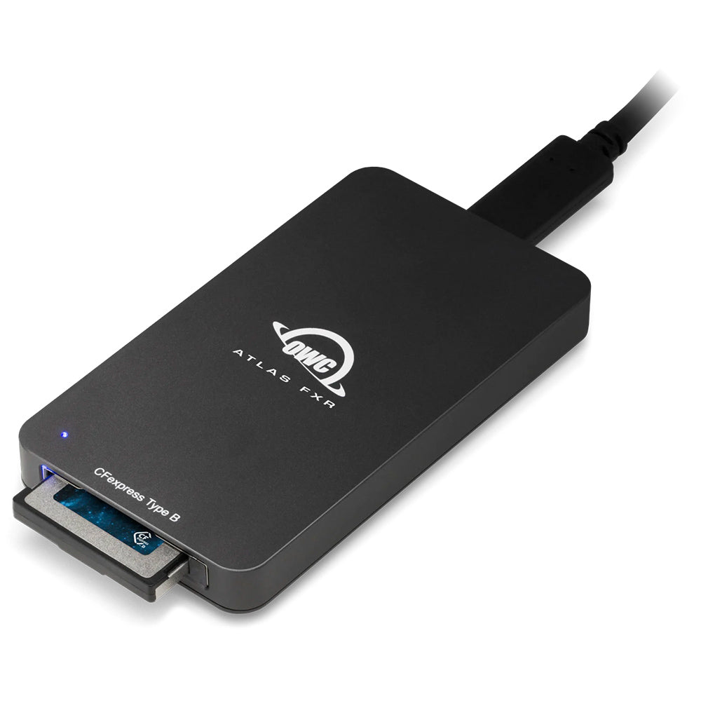 Четец OWC Atlas FXR за CFExpress Type B карти - Thunderbolt (USB-C) + USB 3.2 (10Gb/s)