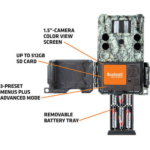 Фотокапан Bushnell 30MP CORE S-4K No Glow Trail Camera