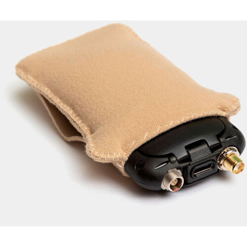 Viviana Large Belt Puffy Pouch (Black)
