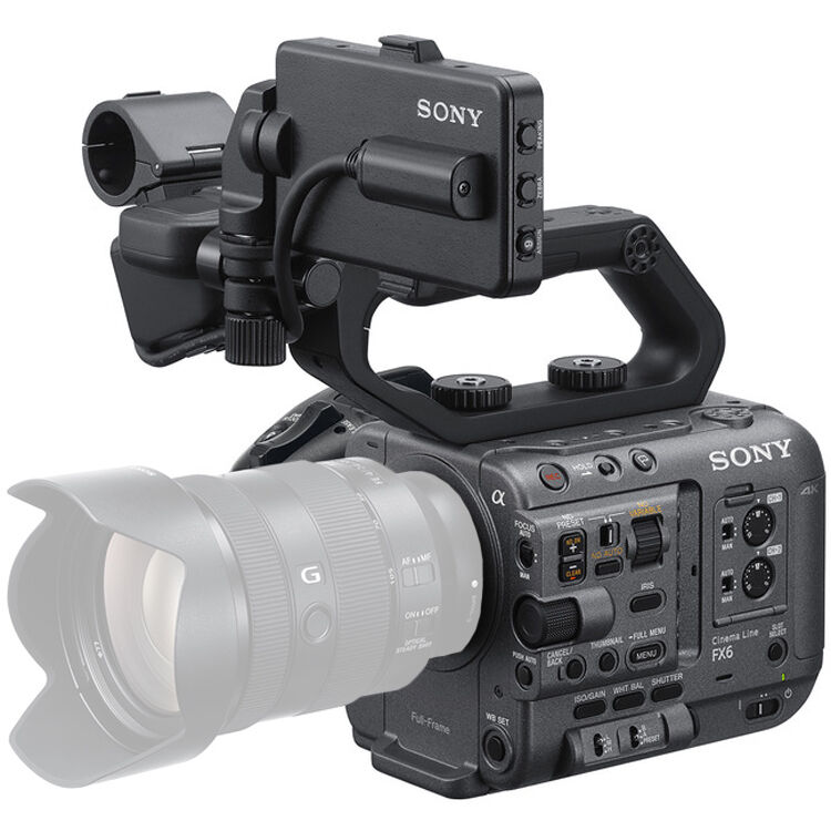 Sony FX6 Cinema Line Full-frame дигитална кино камера - 4K 120P - XAVC-I 4:2:2 10-bit (тяло)