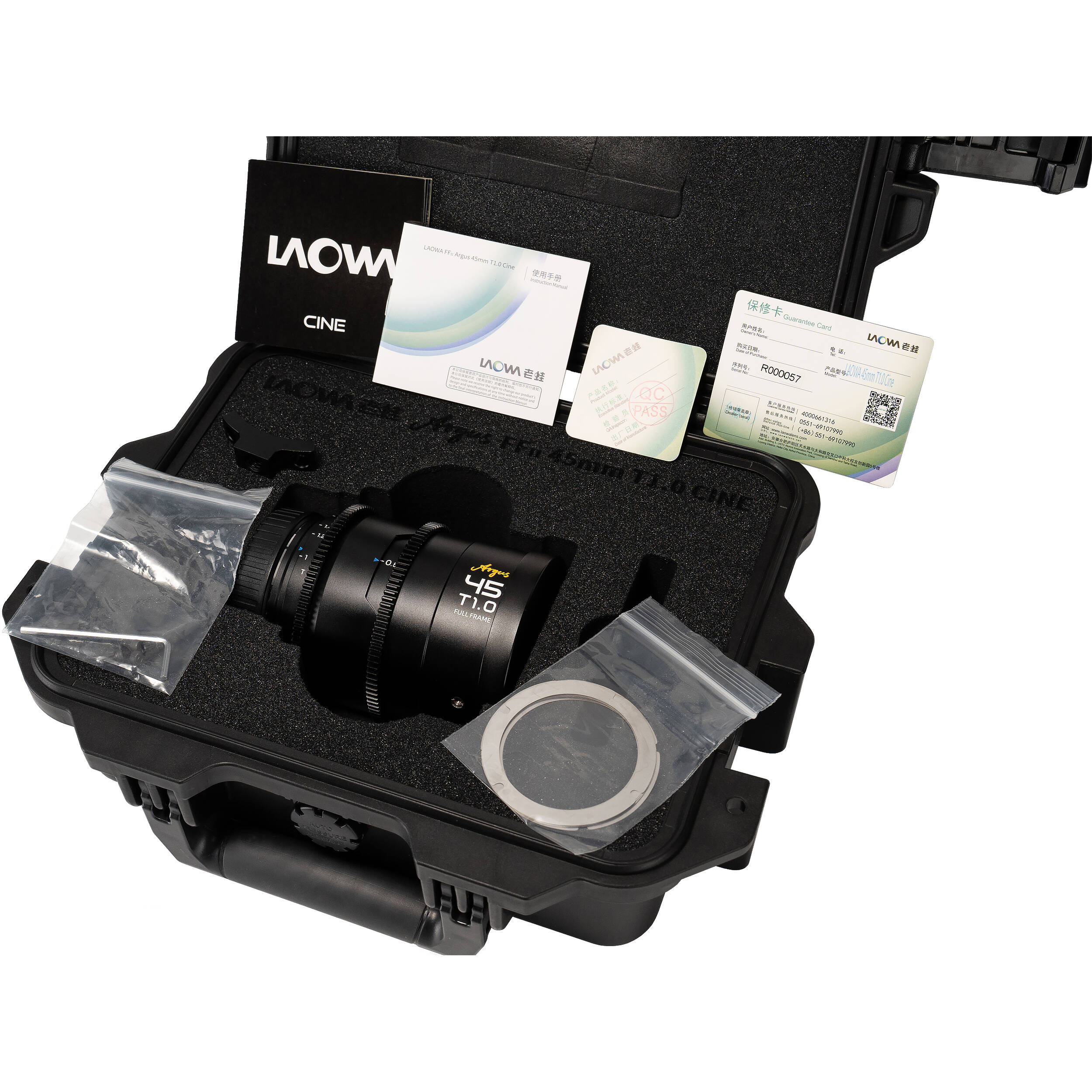 Обектив Laowa Argus FF Cine 45mm T1 за Canon RF