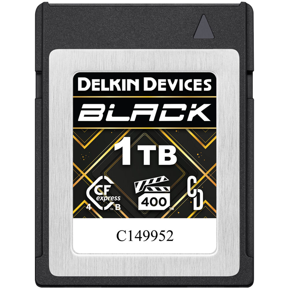 Delkin CFexpress 4.0 BLACK | Type B | R3630/W3130 (VPG400) 1TB
