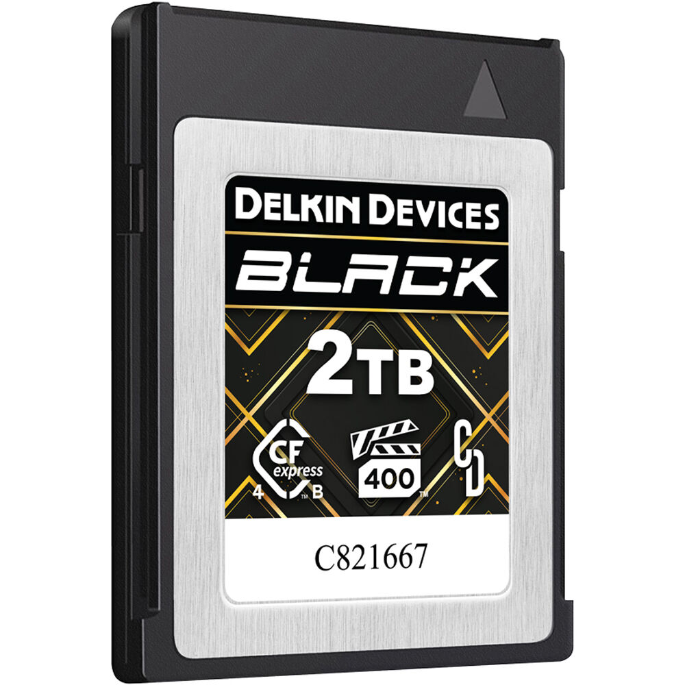 Карта памет Delkin CFexpress 4.0 Type B Black R3700/W3220 (VPG400) 2TB
