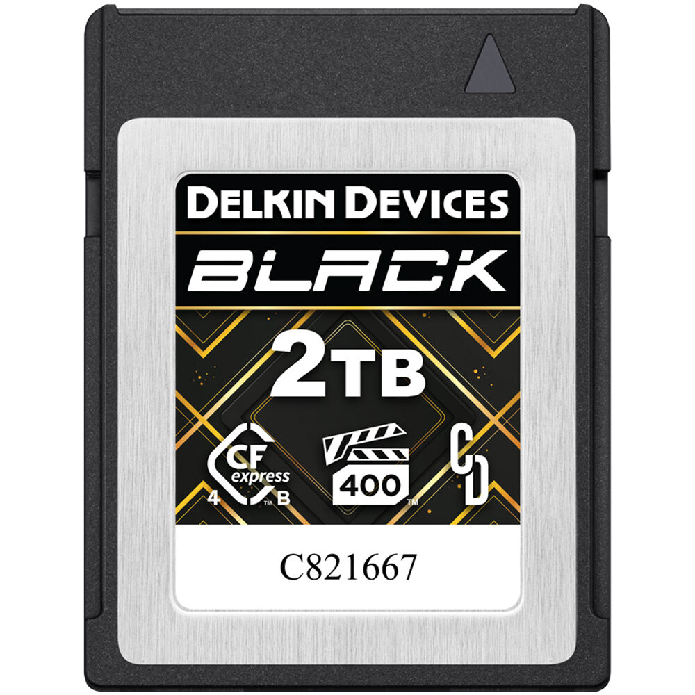 Карта памет Delkin CFexpress 4.0 Type B Black R3700/W3220 (VPG400) 2TB