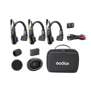 Wireless Intercom Headset System-for 4-person use KNOWLED SkyTalk Air 3S 2.4G