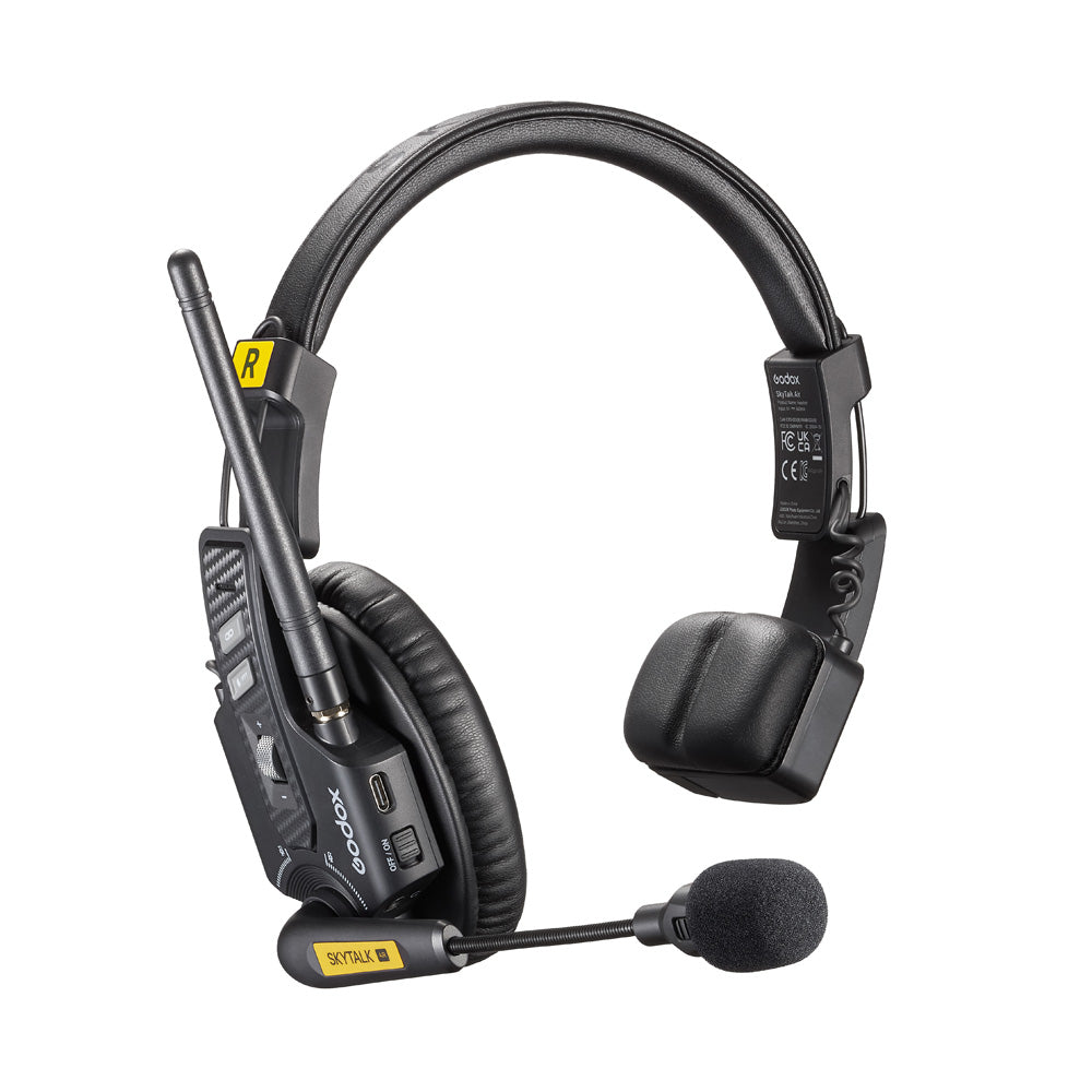 Интерком с 5 единични (1 мастър) слушалки Godox SkyTalk Air 5S 2.4G