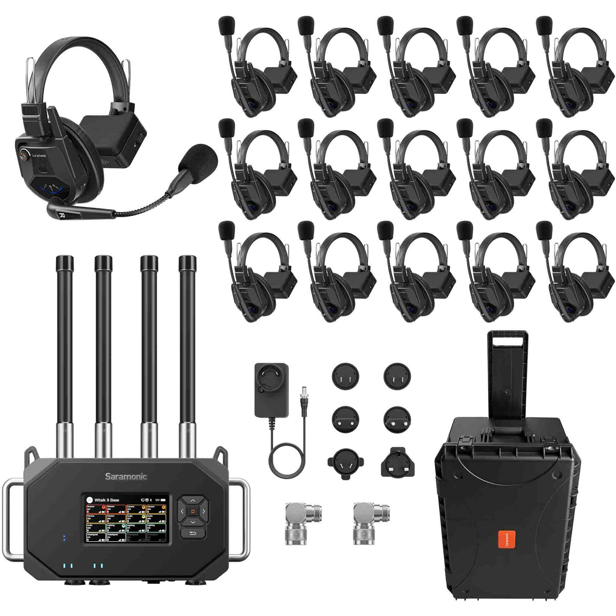 Saramonic Intercom System Master Console with 16 pcs Witalk9 X Remotes