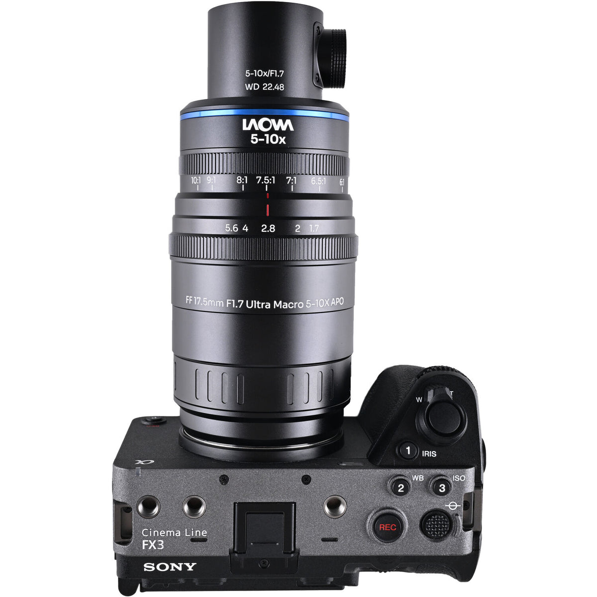 Макро обектив Laowa Aksen 17.5mm f1.7 5-10X Ultra Macro APO (Coaxial Illumination Version) - Sony E