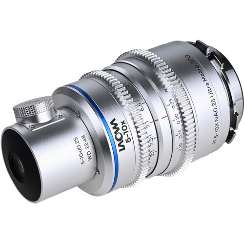Обектив Aksen 17.5mm f/1.7 5-10X Ultra Macro APO Cine (Coaxial Illumination Version)  за ARRI PL