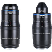 Двоен кит Макро обектив Aksen 45mm f2.8 и 17.5mm f1.7 Ultra Macro APO - Canon RF