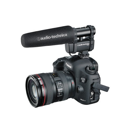 Audio-Technica AT8024 STEREO/MONO CAMERA-MOUNT MICROPHONE
