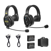 Интерком с 2 единични (1 мастър) слушалки Saramonic WiTalk WT2S Full-Duplex