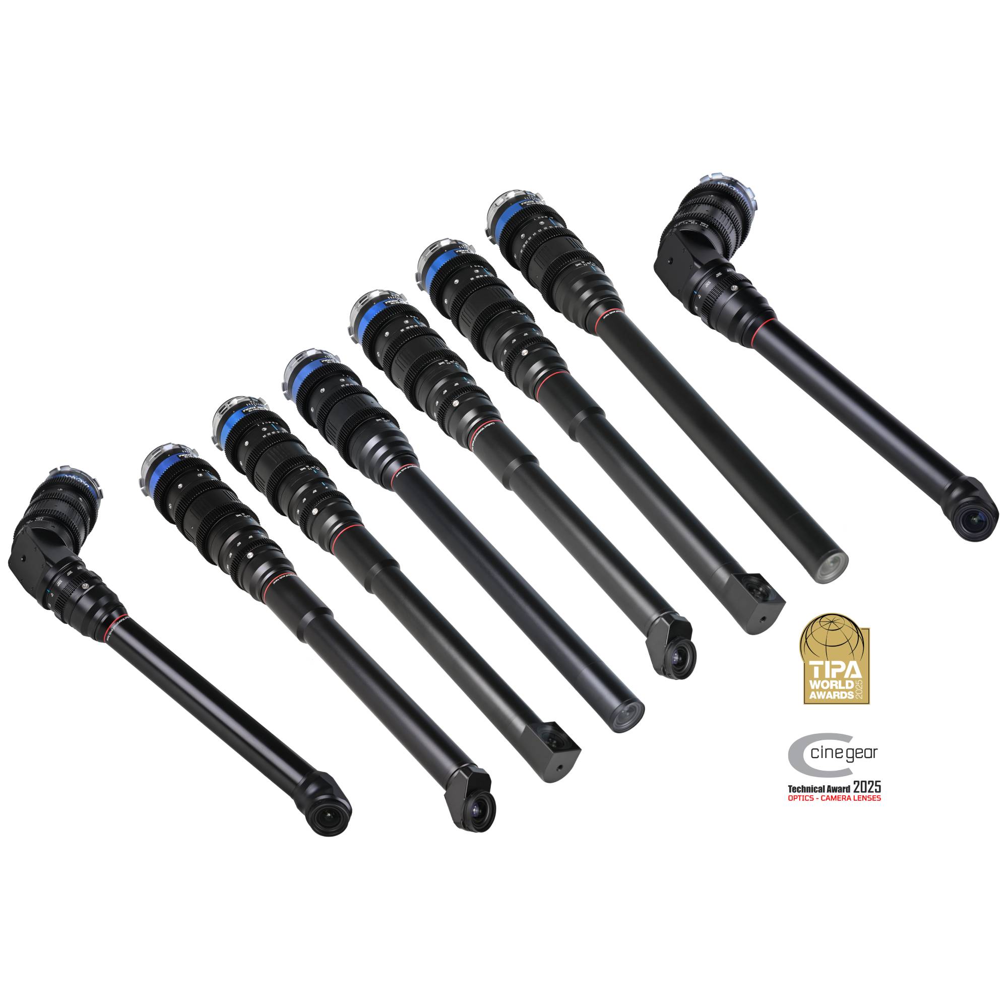Осморен комплектLaowa Probe Zoom 8-lens Bundle (15–24mm T8, 15–35mm T12 + Direct, Periscope, 35° Degree, 90° Degree)