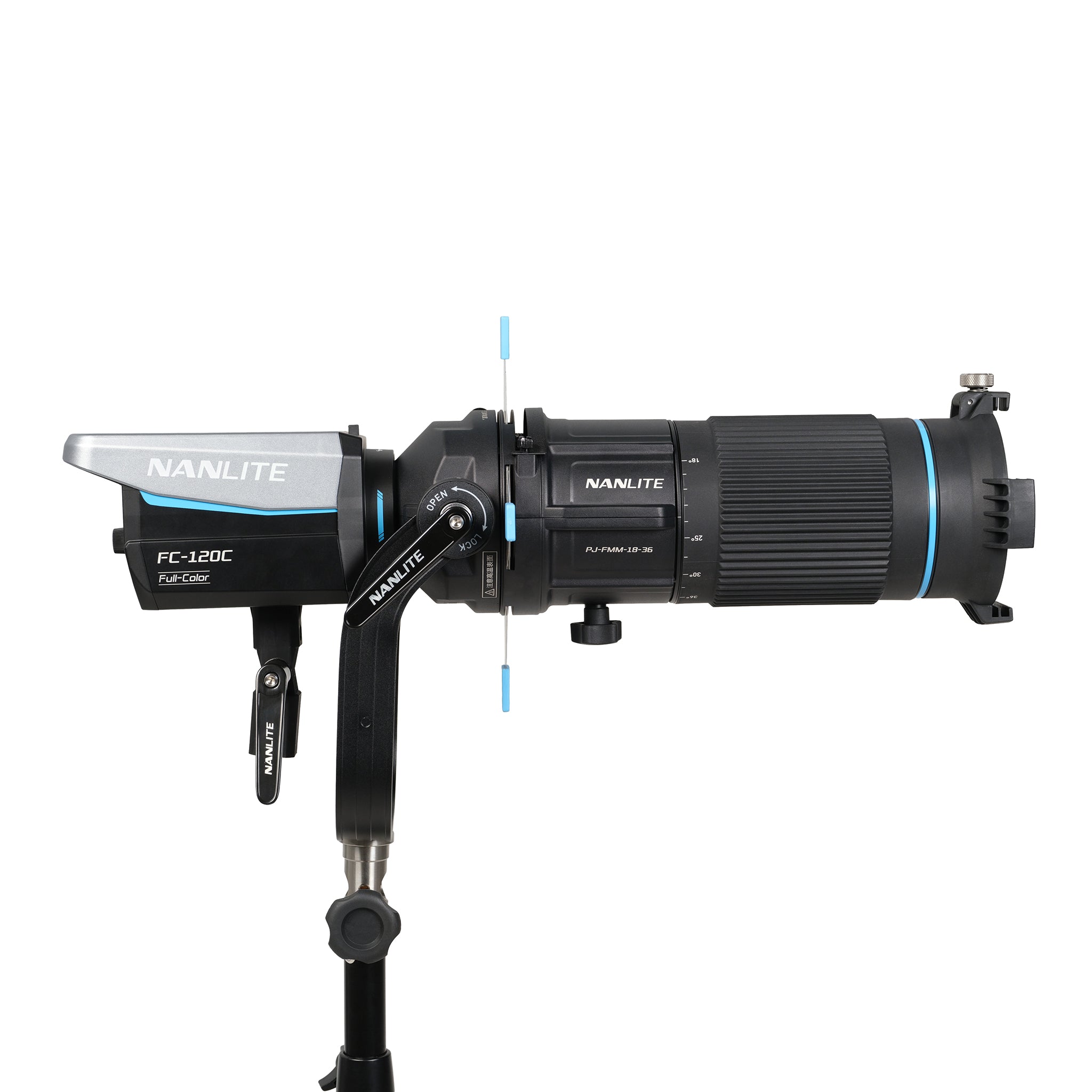 Оптичен зуум спот NANLITE FM mount 18°-36°