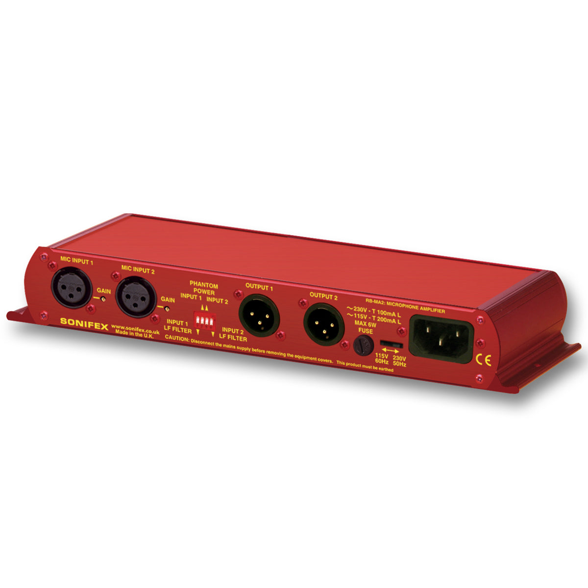 Предусилвател за микрофон Sonifex RB-MA2 - двоен