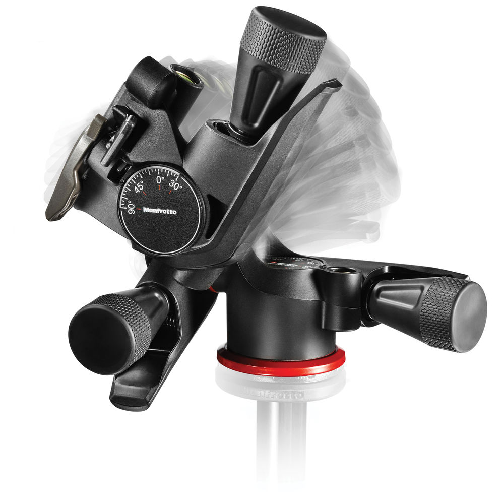 Manfrotto XPRO Geared 3 Way Head with Adapto Body