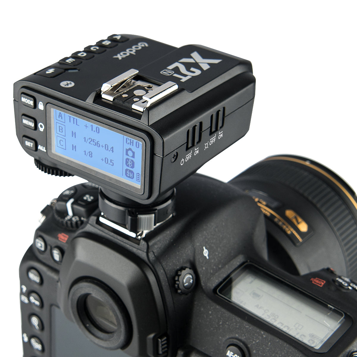TTL Радиосинхронизатор Godox X2TN - предавател за Nikon