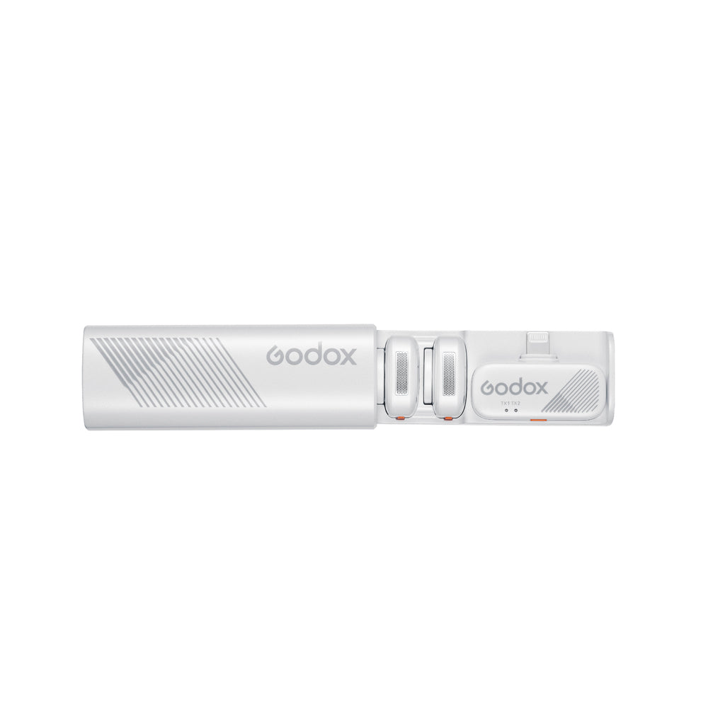 Godox Cube-SL Kit2 2.4GHz безжична микрофонна система (White)