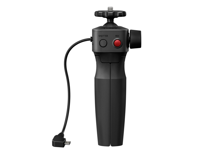 Фотоапарат за влогване Panasonic Lumix G100 + DMW-SHGR1 грип за управление на камерата