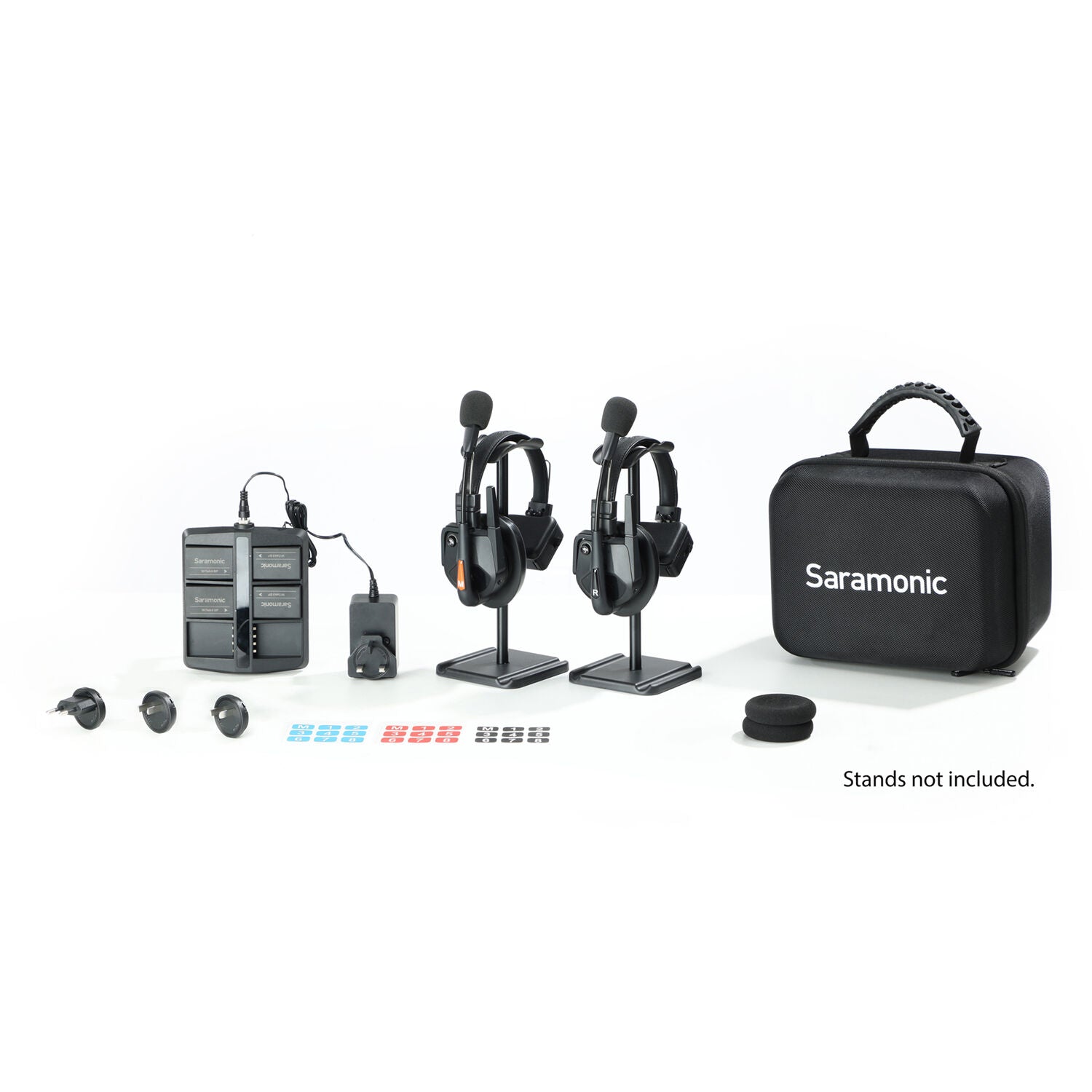Интерком с 2 единични (1 мастър) слушалки Saramonic WiTalk9 WT2S Full-Duplex 1.9GHz DECT