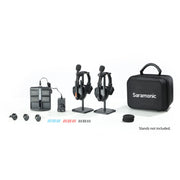 Интерком с 2 единични (1 мастър) слушалки Saramonic WiTalk9 WT2S Full-Duplex 1.9GHz DECT