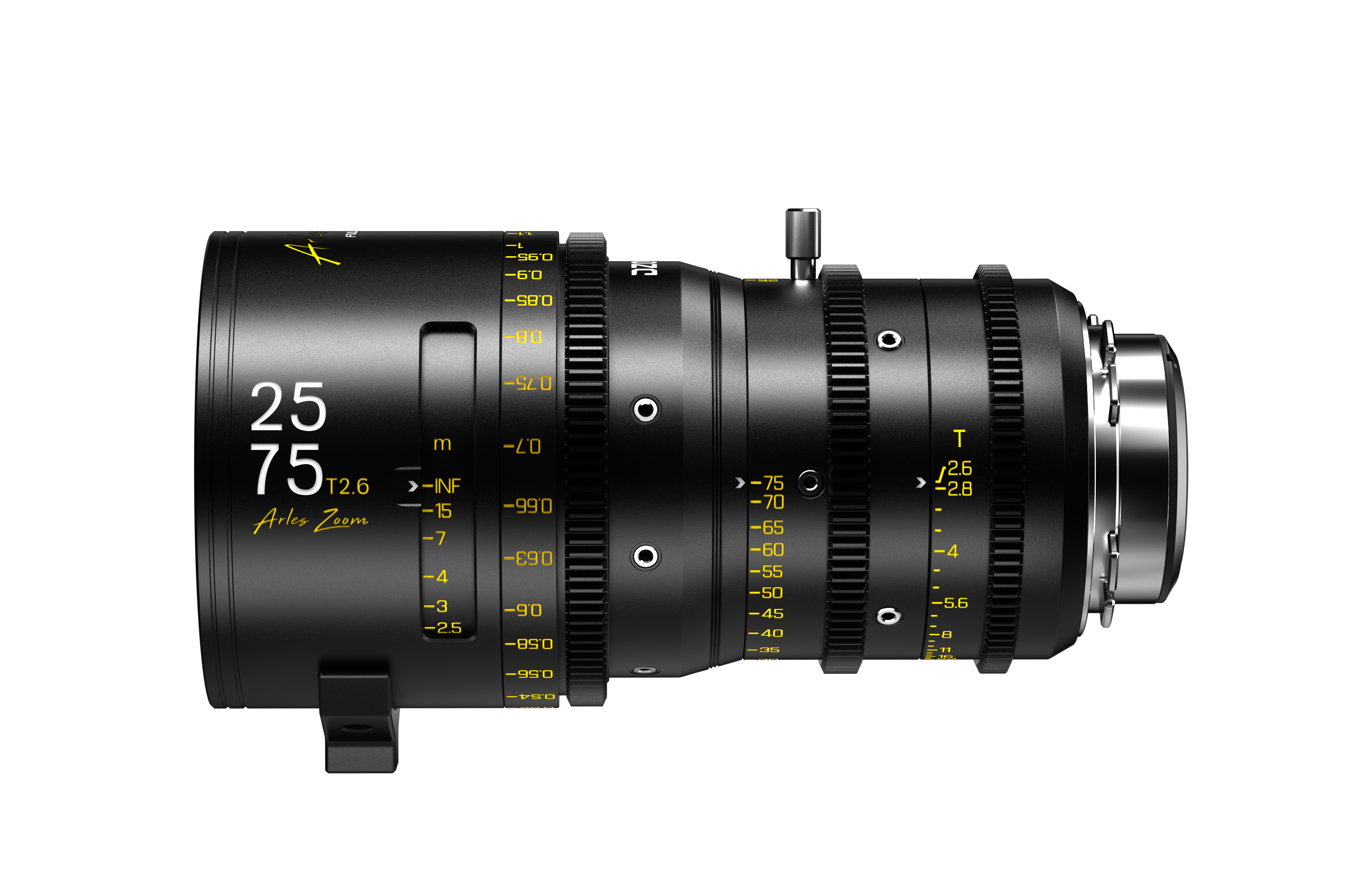 Обектив DZOFILM Arles Zoom 25-75mm T2.6 (PL, Метрична скала)