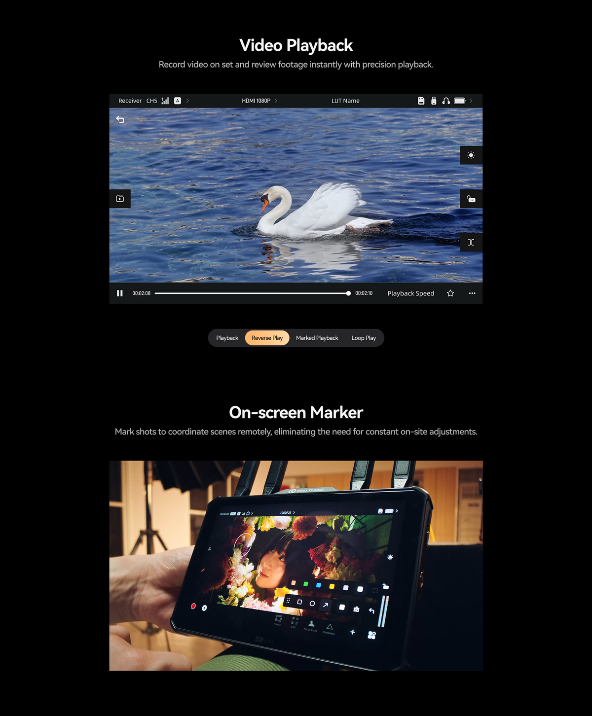 Hollyland Pyro 7 Ultra Wireless Transceiving Monitor